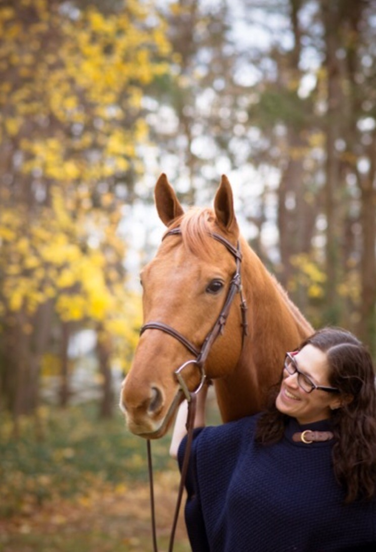 Enid Katz, a cystic fibrosis patient with her horse