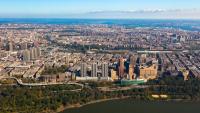 Aerial view of Washington Heights