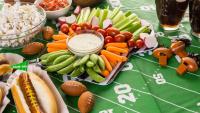 football game day food spread