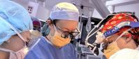 yi cai and her team performing sleep apnea surgery